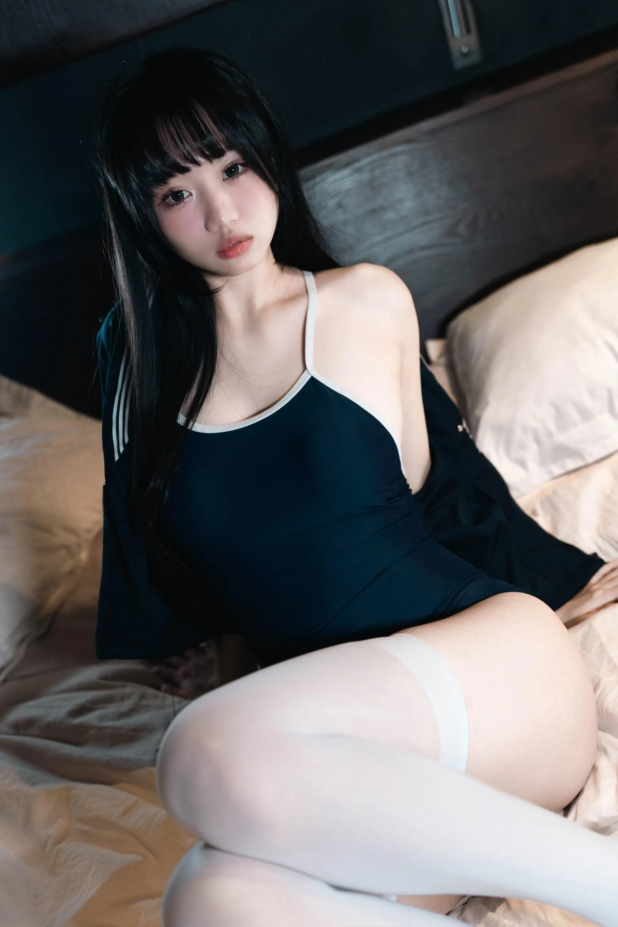 柒柒要乖额 – NO.043 白丝死库水 [140P]插图